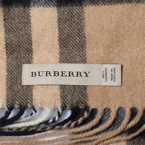 scarf burberry original|authentic burberry scarf tag.